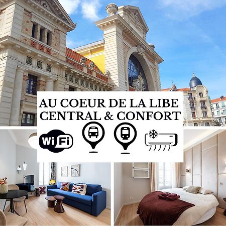 Au Coeur De La Libe - Ac - Central - Pres Tram Et Supermarches - Lit Xxl Nizza Kültér fotó